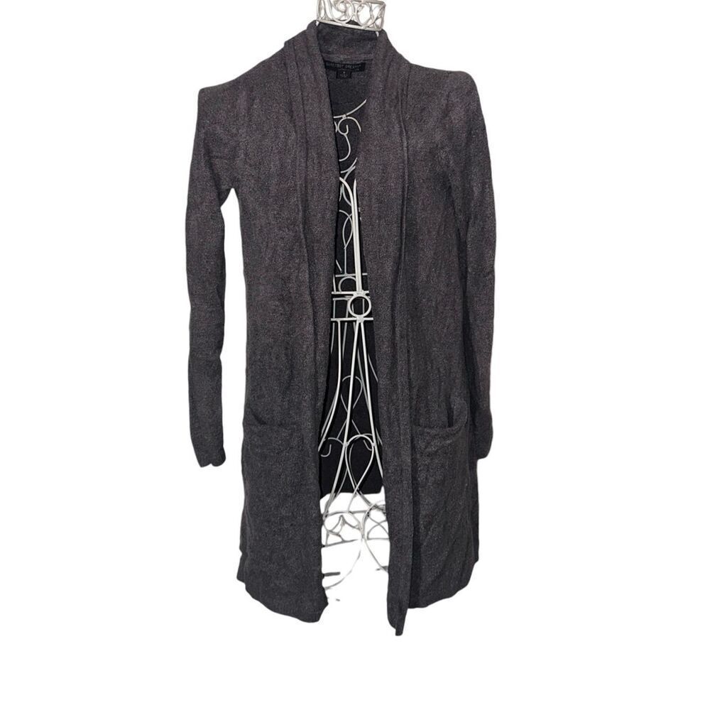 Good CONDITION Barefoot Dreams bamboo Chic Lite Essential Long Cardigan size sma